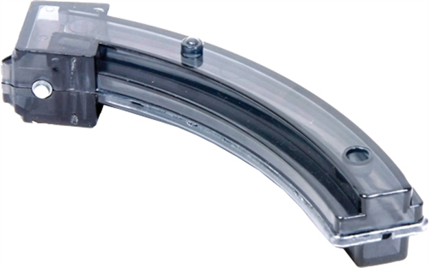 Picture of Promag Ruga6 Ruger 10/22  25Rd 22 LR Fits Ruger 10/22/Charger Smoke Polycarbonate RUG-A6