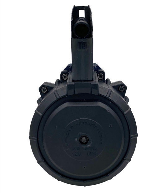 Picture of Promag Mkaa4   15Rd Drum 12 Gauge Fits Akdal Mka 1923 Black Polymer MKA-A4