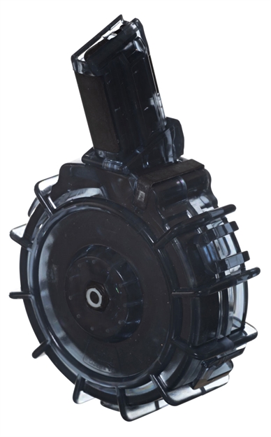 Picture of Promag Rema2 Standard  30Rd Drum 22 LR Fits Remington 597 Smoke Polycarbonate REM-A2 708279014536