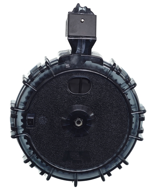 Picture of Promag Ruga28 Ruger 10/22  55Rd Drum 22 LR Fits Ruger 10/22/Charger Smoke Polycarbonate RUG-A28