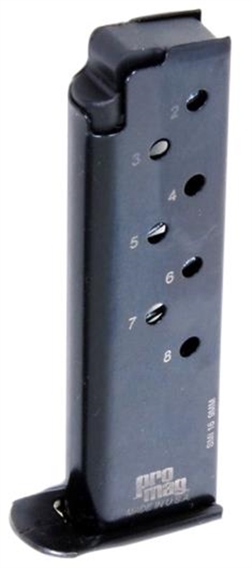 Picture of  Promag Smi16 Standard  8Rd Single Stack 9Mm Luger Fits S&W M39 Blued Steel 708279001482