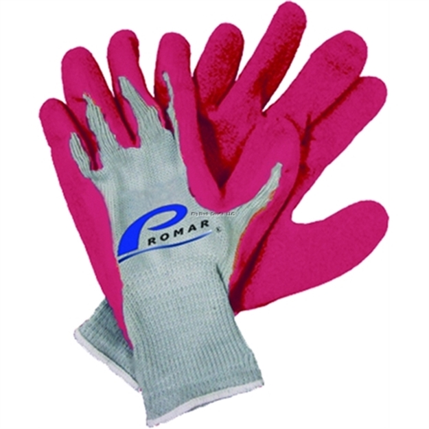 Picture of Promar Pink Latex Grip Gloves Small