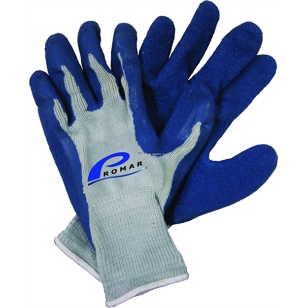 Picture of Promar Blue Latex Grip Glove LG Blue Latex
