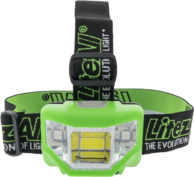 Picture of Promier 200 Lumen Headlamp 4 Mode Green Body/White Light