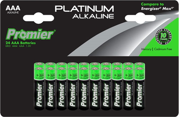 Picture of Promier Aaa Alkaline Batteries 20-Pack