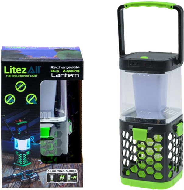 Picture of Promier Rechargeable Bug Zapper Lantern W/Carry Handle