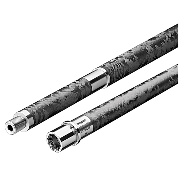 Picture of  Proof Research 100028 Ar-Style Barrel  308 Win 18" Rifle Length Gas System 1:10" Twist 5 Grooves, 5/8-24 Tpi, Carbon Fiber Wrapped