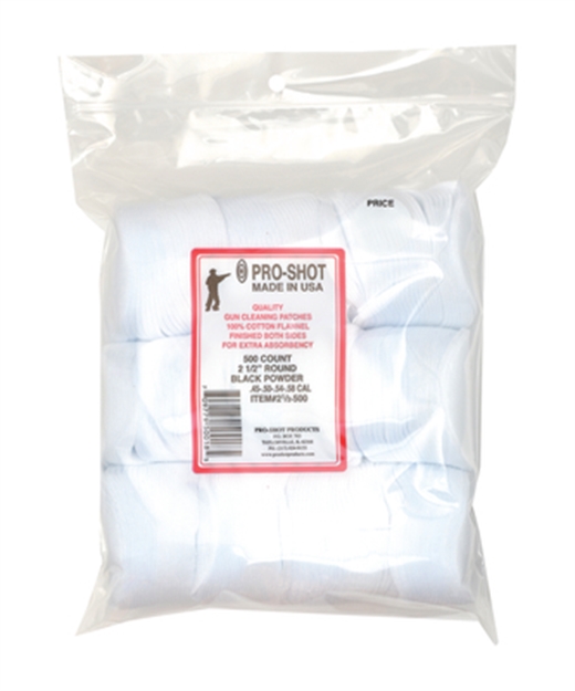 Picture of .45-.58 Caliber 21/2   Rd. 500Ct. Patches