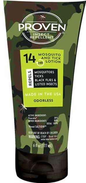 Picture of Proven Repellent Repellent Picaridin 6Oz Repellent Lotion Camo Edition