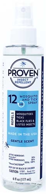 Picture of Proven Repellent Repellent Picaridin 6Oz Repellent Spray Gentle Scent