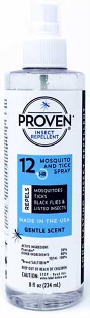Picture of Proven Repellent Repellent Picaridin 8Oz Repellent Spray Gentle Scent