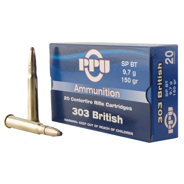 Picture of Ppu 303 British 150Gr SP 20Rd 10Bx/Cs PP303S1