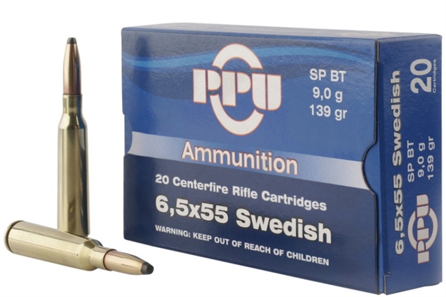 Picture of Ppu 6.5X55 Mauser 139Gr Jsp 20Rd 10Bx/Cs PP6SWS 8605003812722