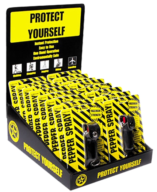 Picture of  Eliminator Spray Ekch1416 Pepper Spray Lipstick Case Counter Display Pepper Spray 16 Count