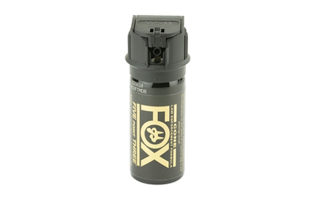 Picture of  Fox Labs 152Ftmdb Legacy Five Point Three 15 1/2 Second Bursts  Cone Spray Range 152 FT 1.50 OZ Black Spray Features Invisible UV Dye 817444010058