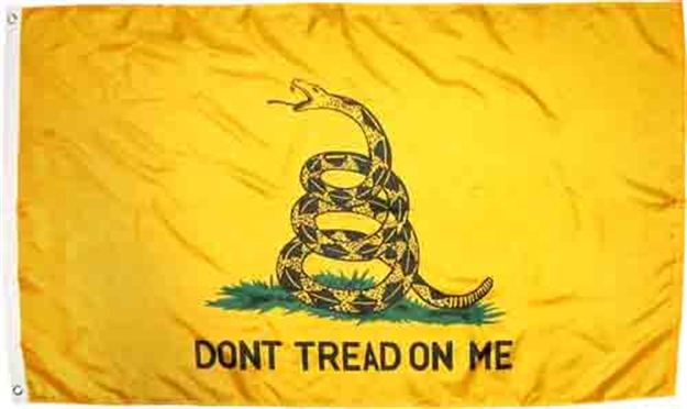 Picture of PS Products Flag "Dont Tread ON Me" Yellow 3'X5'!