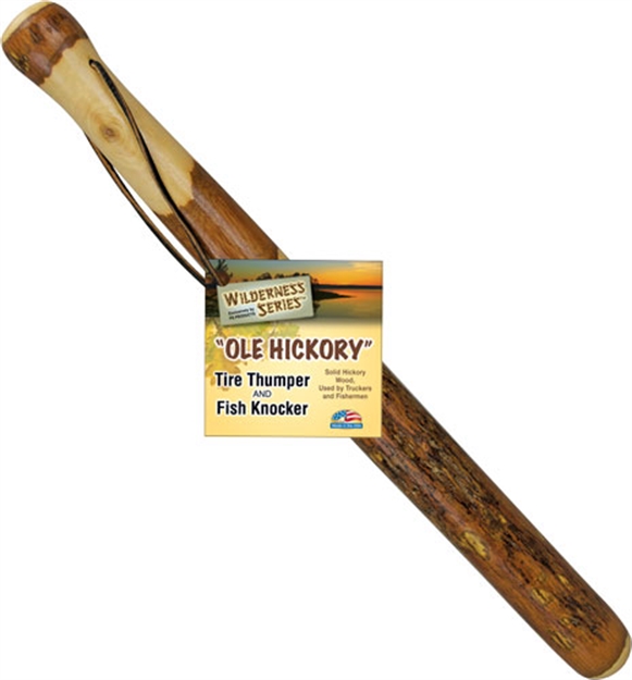 Picture of PS Products "Ole Hickory" Tire Thumper Fish Club Solid Hickory 18"L OHTT 797053001954