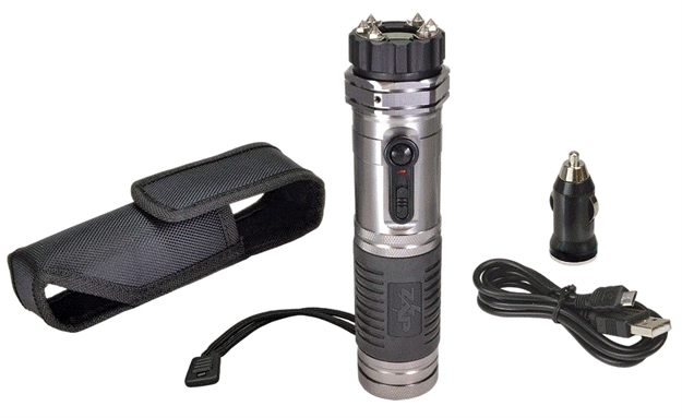 Picture of PS Products Zap Stun Gun/Flashlight One Million Volts Rechargeable ZAPL 797053100008