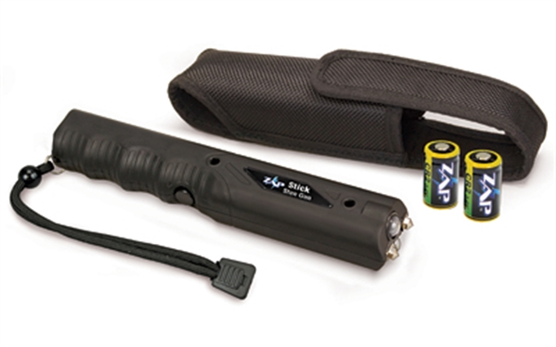 Picture of PS Products Zap Stun Zap Stick Black W/Flashlight 800000 Volts ZAPSTK800FB 797053100145