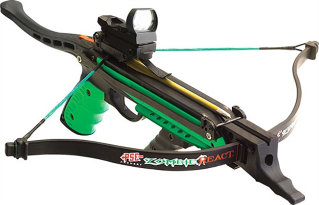 Picture of Pse Archery Hand Held Crossbow Zombie React 215Fps 50# Draw Black