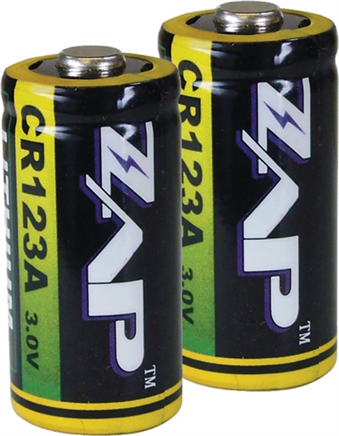 Picture of Psp Products Zap Cr123a Batteries Lithium 2-Pack CR123A-2