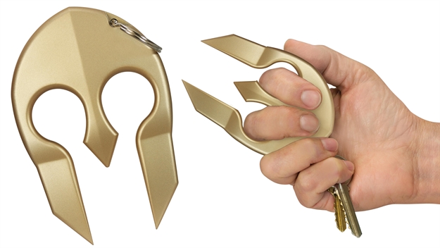 Picture of  Psp Spartangl Spartan Keychain Range Close Contact Portable Gold 797053100619