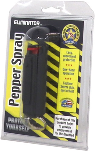 Picture of Psprod Pepper Spray W/ Black Hard Case W/ Key Ring 1/2 Oz. EHC14-C 797053003255
