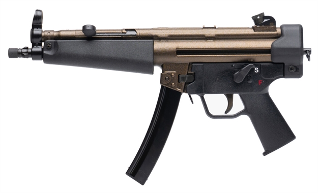 Picture of Ptr 604 9Ct Classic 9Mm Luger 20+1 8.86", Bronze Rec, Black Polymer Furniture, 3-Lug Adapter, Rotary/Hooded Sights PDW100004BRZ