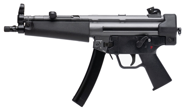 Picture of Ptr 604 9Ct Classic 9Mm Luger 20+1 8.86", Gray Rec, Black Polymer Furniture, 3-Lug Adapter, Rotary/Hooded Sights PDW100004GRY 897903003760