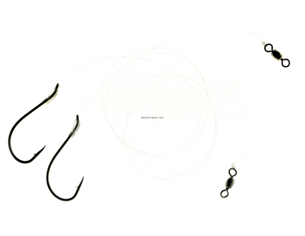 Picture of Pucci Delta Special Snelled Hook, Size 4/0, Double, 2 Per Pack