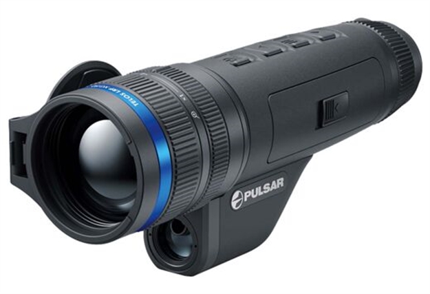 Picture of  Pulsar Pl77512 Telos Lrf Xq35 Thermal Hand Held  Black 3-12X35mm 384X288, 17 Microns Resolution Zoom 4X