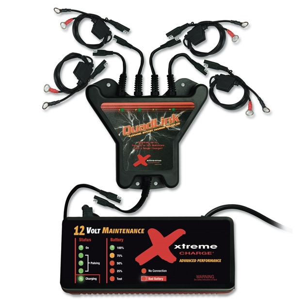 Picture of Pulsetech Xtreme 4-Station Quadlink Battery Charger Kit