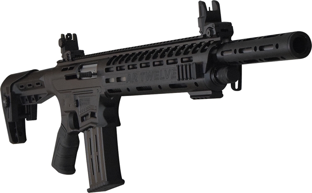 Picture of PW Arms Inc Ar12 Tact SA 3" 12Ga Black PAAR12SSB