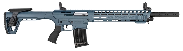 Picture of PW Arms Inc Ar12psblue Ar-12  Blue 12 Gauge 20" 3" 5+1 Fixed W/Adjustable Cheekpiece Stock