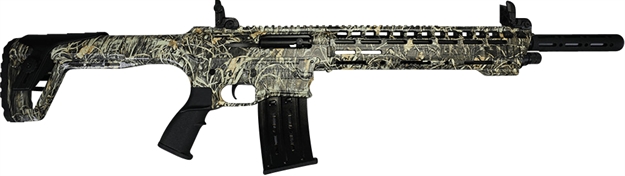 Picture of PW Arms Inc Ar12pswg Ar-12 A2 Woodland Camo Anodized 12 Gauge 20" 3" 5+1