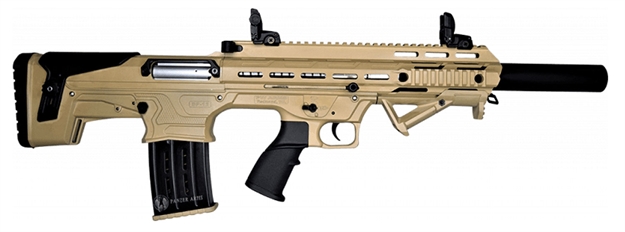 Picture of PW Arms Inc Bp12bsdt Bp12  Desert Tan 12 Gauge 20" 3" 5+1 Fixed Bullpup Stock