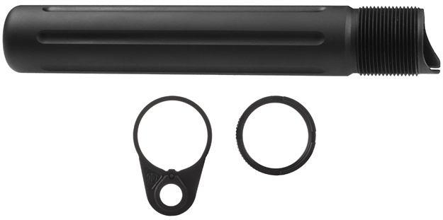 Picture of Primary Weapons 4G2btpb-1F Castle Nut  7075 T-6 Aluminum Black Anodized 4G2BTPB1