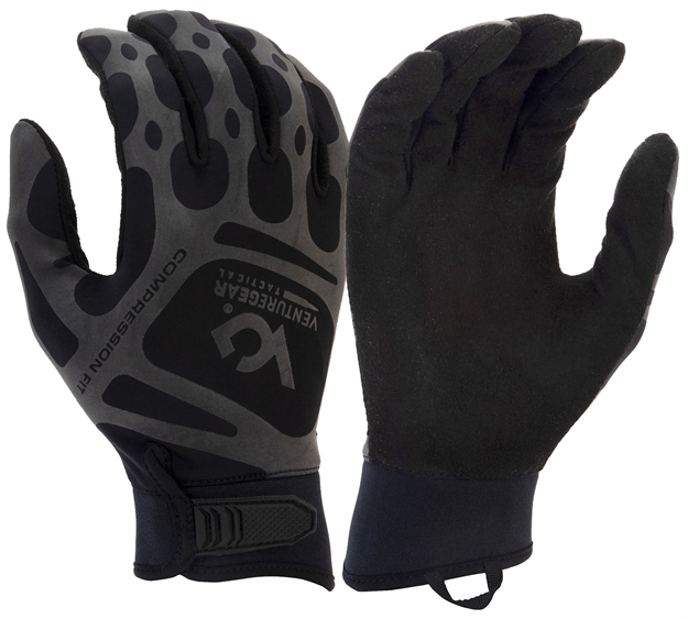 Picture of  Pyramex Vgtg10bm Compression Training Black Synthetic Leather Medium Hook & Loop