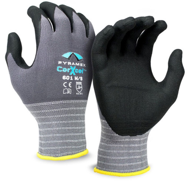 Picture of Pyramex Corxcel Gl601 Series Glove Medium Micro-Foam Nitrile GL601M 857676007068