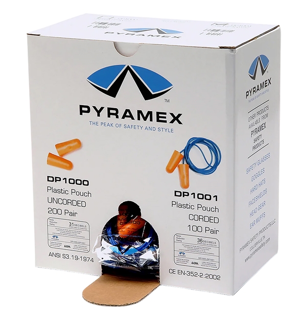 Picture of  Pyramex Dp1000   Foam 32 DB IN The Ear Orange 200 Pair