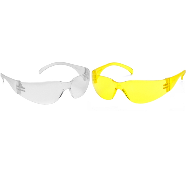Picture of Pyramex Intruder Sfty Glasses 12 Pack - 6 Clear And 6 Yellow