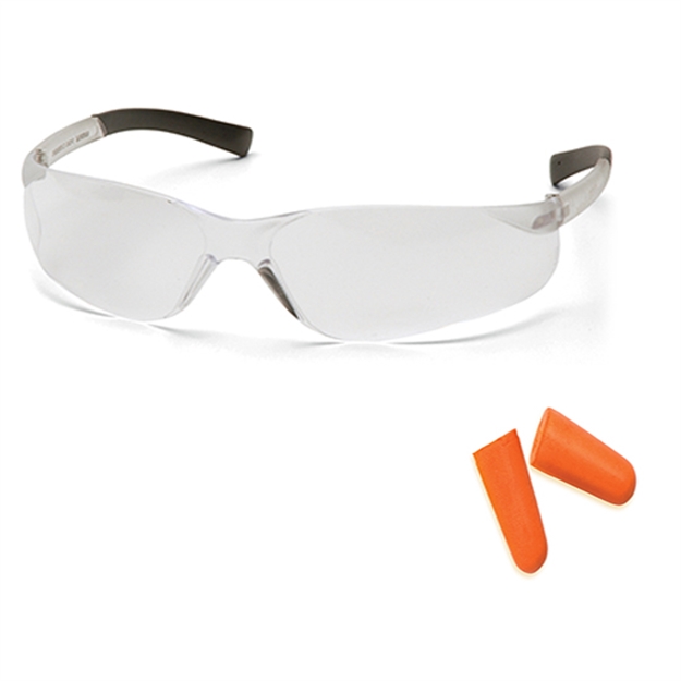 Picture of  Pyramex Pys2510sndp Mini Ztek Combo Youth Women Clear Lens Polycarbonate Wraparound 811907025399