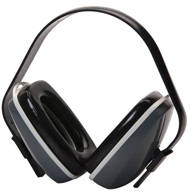 Picture of  Pyramex Pm2010 Ear Muff  Foam 22 DB Over The Head Gray/Black Adult 1 Pair 814992004355