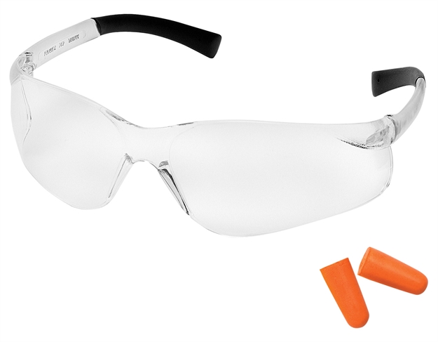 Picture of  Pyramex Pys2510sndp Mini Ztek Combo Youth Women Clear Lens Polycarbonate Wraparound