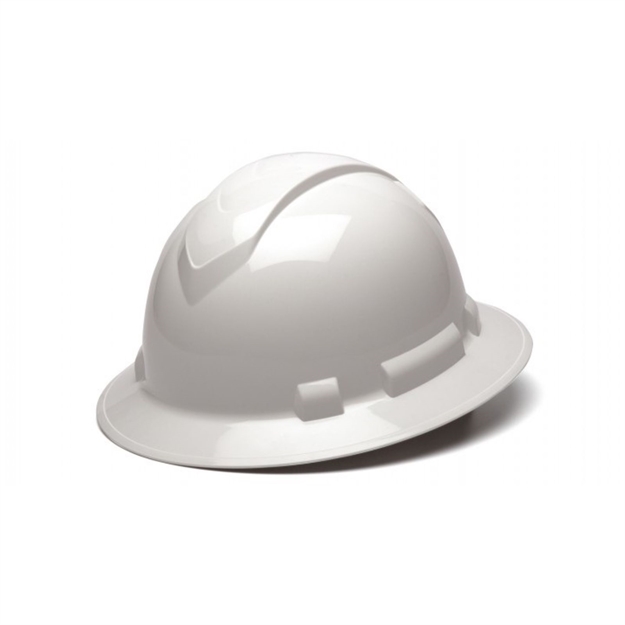 Picture of Pyramex Ridgeline Hard Hat Full 4 PT Ratchet White HP54110 811907023517