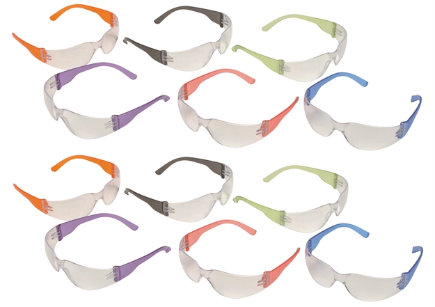 Picture of  Pyramex S4110smp Intruder Glasses Adult Clear Lens Anti-Scratch Polycarbonate 12 Pair