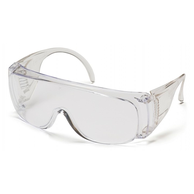 Picture of Pyramex Solo Safety Glasses Clear Frame Clear Lens