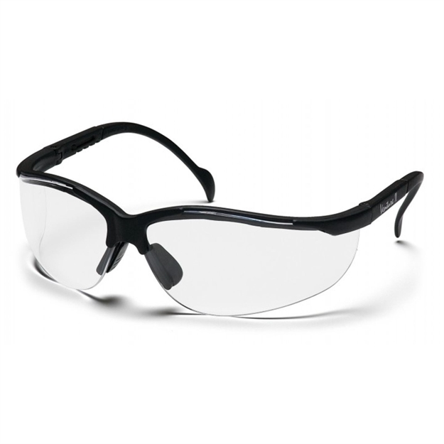 Picture of Pyramex Venture II Safety Glass Black Frame Clear Lens