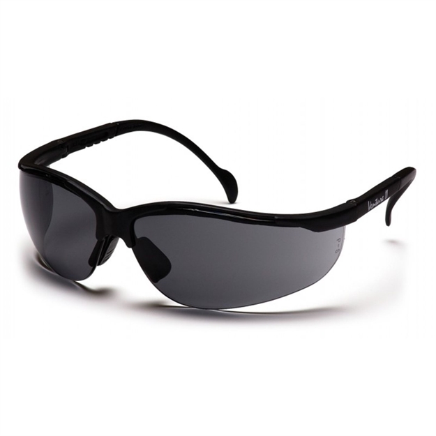 Picture of Pyramex Venture II Safety Glasses Black Frame Gray Lens