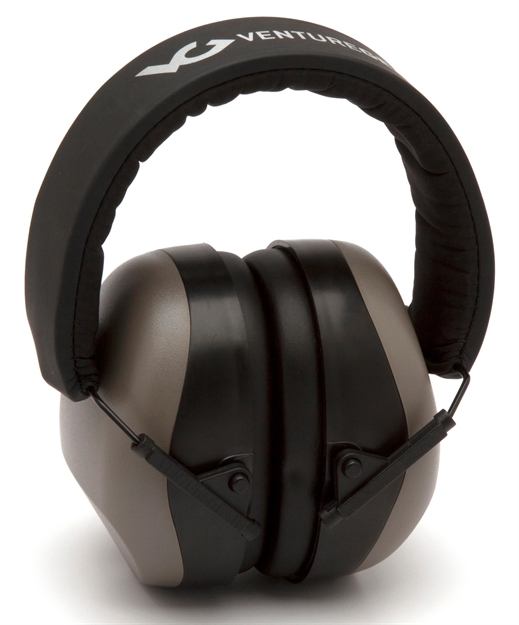Picture of  Pyramex Vgpm8010c Venture Gear V80 Muff Foam 26 DB 32 DB Over The Head Orange Gray/Black Adult 1 Pair